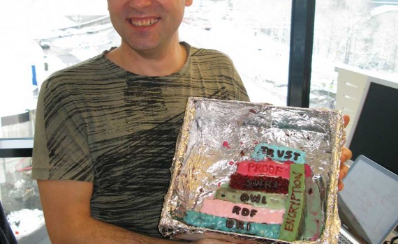 David Norheim and his semantic cake